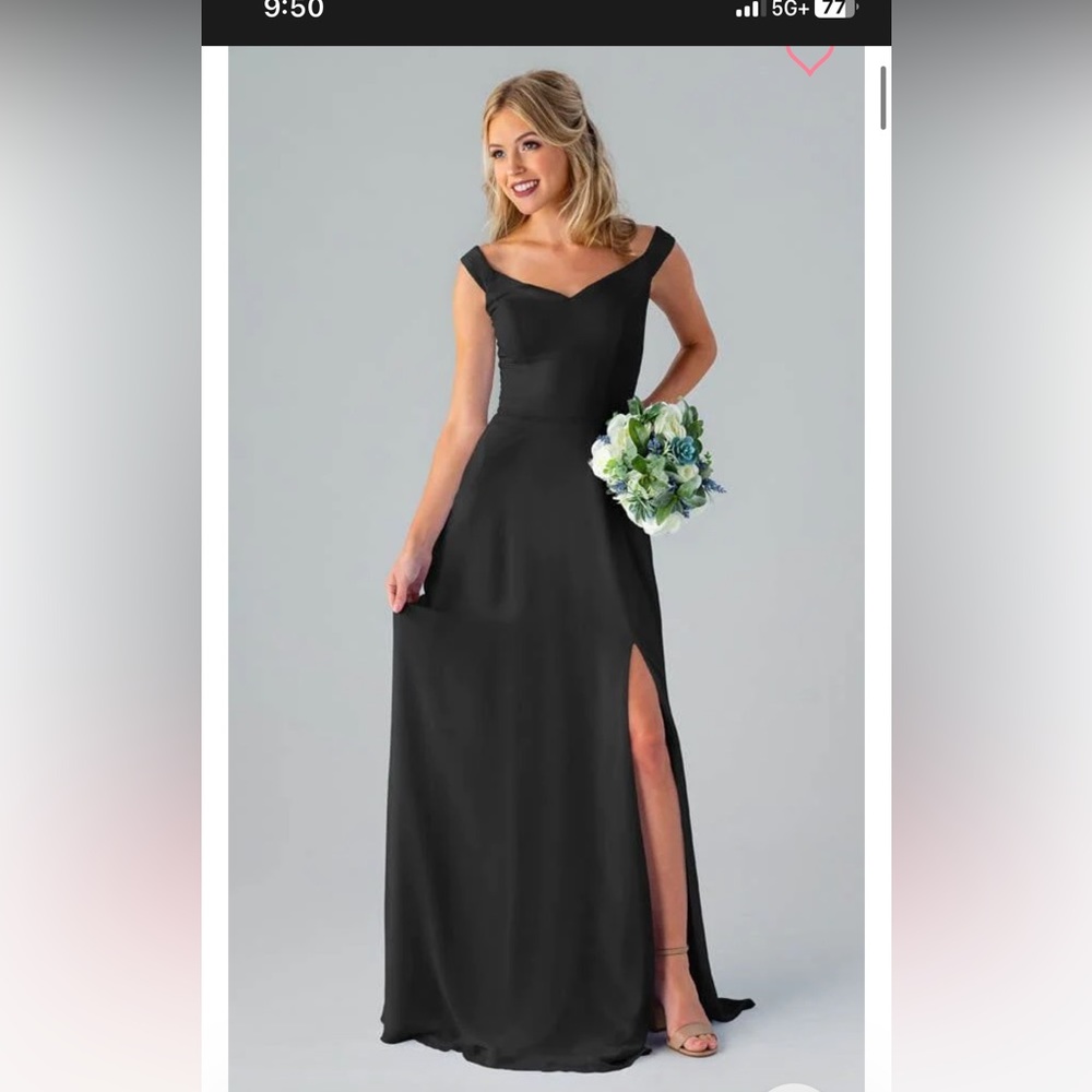 Black bridesmaid dress